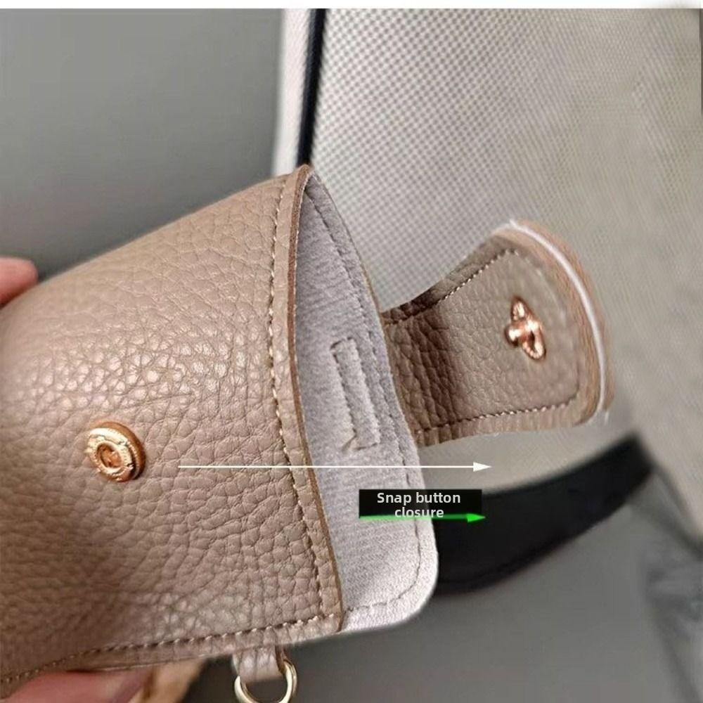 Einfarbige Sonnenbrillen-Aufbewahrungstasche mit Lanyard-Sonnenbrillenhalter Brillenzubehör