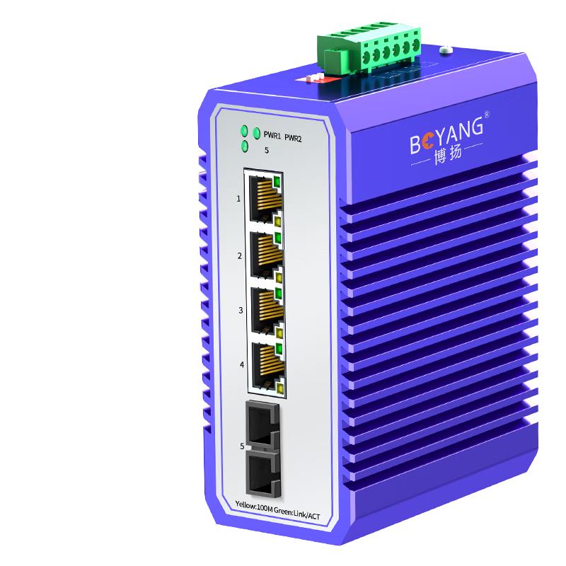 Boyang Industrial 100Mbps Fiber Optic Ethernet Converters