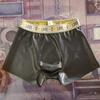 Fetisch Latex Enge Höschen Herren Durchsichtige Gummi Unterwäsche Boxershorts Sexy Hodensack U Konvex Beutel Unterhose Porno Nachtwäsche