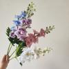 72cm Delphinium Stem Lifelike Simulation Flower Artificial Delphinium Flower  Christmas Decoration