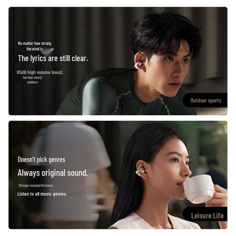 SoundCore AeroClip Open-Ear Bluetooth Sport Headphones