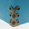 Skirting Board Corner Protectors Solid Brass Baseboard Corner Protectors, Vintage Metal Corner Protector Table Corner Perimeter Cover