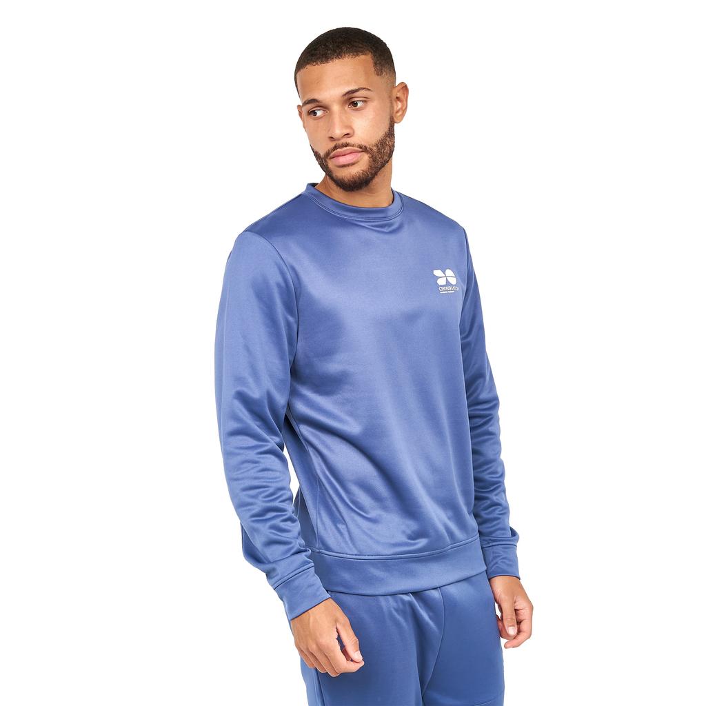 Crosshatch Mens Langtons Crew Neck Track Top