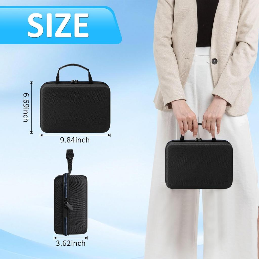 Case Compatible for DYMO LetraTag LT-100H DYMO Letra-tag 91201 Hand held Label Maker case for Label Maker Machine, Tape Cartirdges and More