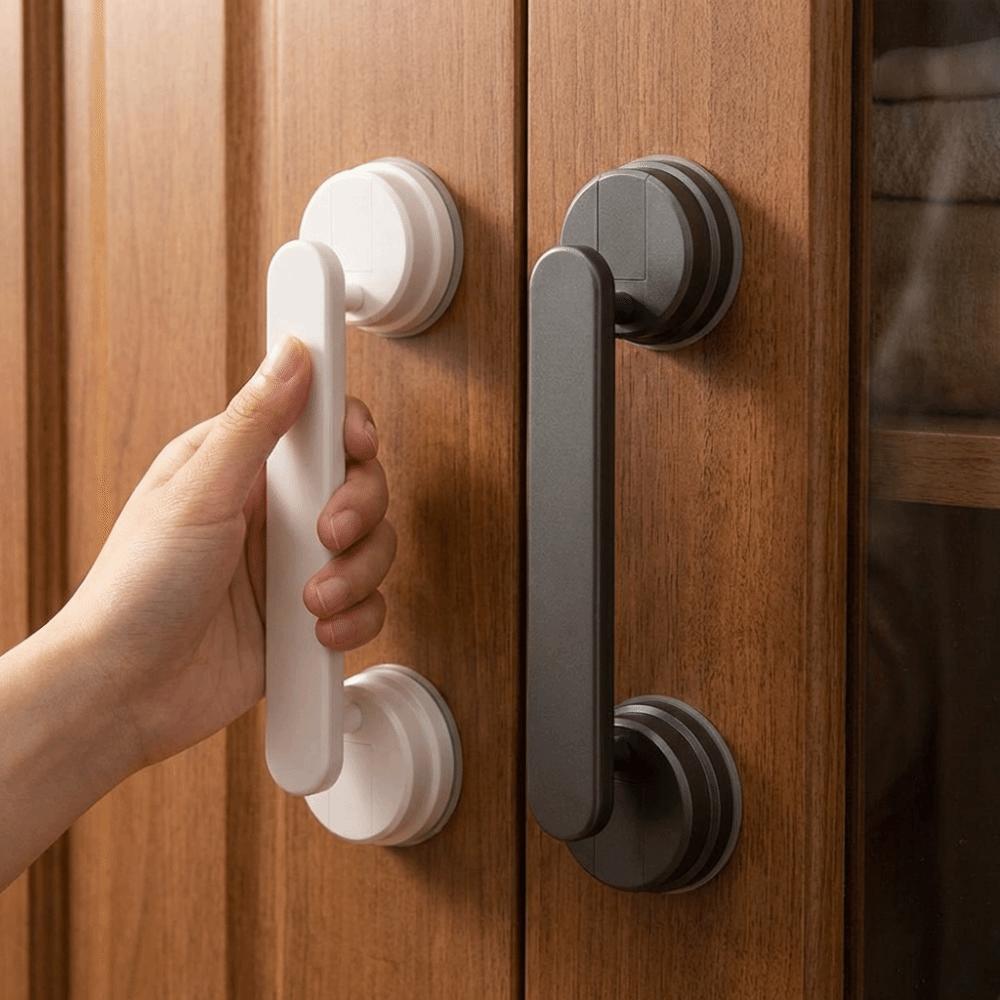 1/2Pcs Waterproof Suction Cup Door Handle Anti-slip Bathroom Shower Auxiliary Handle  Bathroom