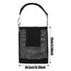 Mushroom Picking Bag Mesh Foraging Pouch with Adjustable Strap Portable Foldable Pouch for Collection Hunting Storage Garden