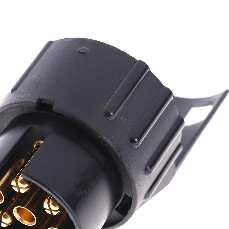 Conector Adaptador de Reboque 12V 7 Pinos para 13 Pinos Conversor Elétrico para Caravana