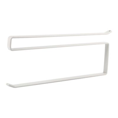 Under Cabinet Paper Roll Towel Hanging Holder Rack Stainless Metal Kitchen Storage Organizer
