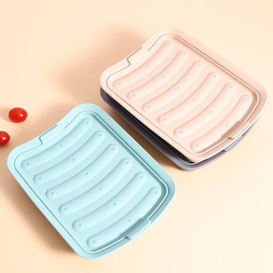 Silicone Sausage Mold Heat Resistant Non-stick Sausage Maker Dishwasher Safe Reusable Baking Tool for Homemade Sausages Donuts Cakes Cookies