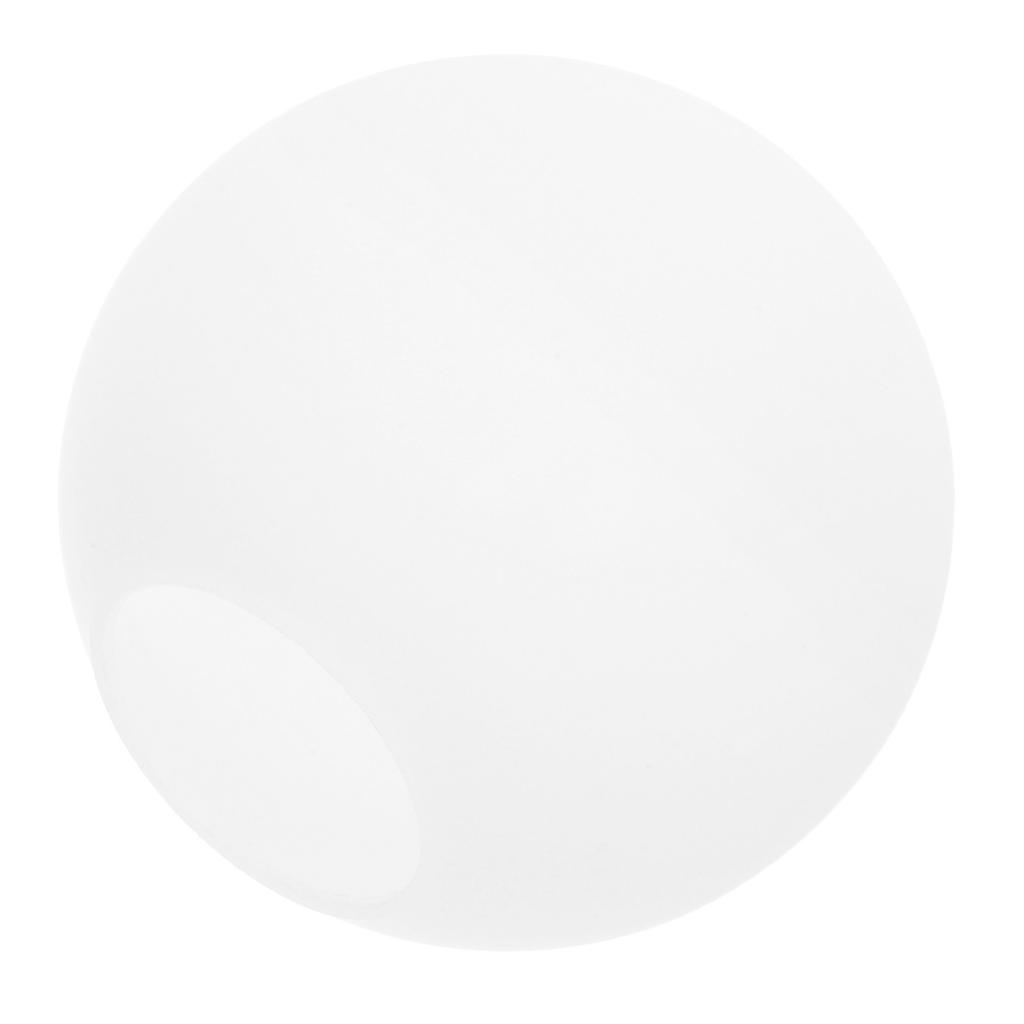 White Round Glass Lampshade Frosted Matte Globe Design for Ceiling Mount Hanging Pendant Lights Decorative Ambient Light Cover