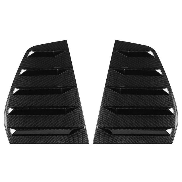 EIN Paar Hinten Fenster Lamellen Fensterläden Für Volkswagen Golf 6 MK6 2010 2011 2012 2013 2014 Seite Vent Trim