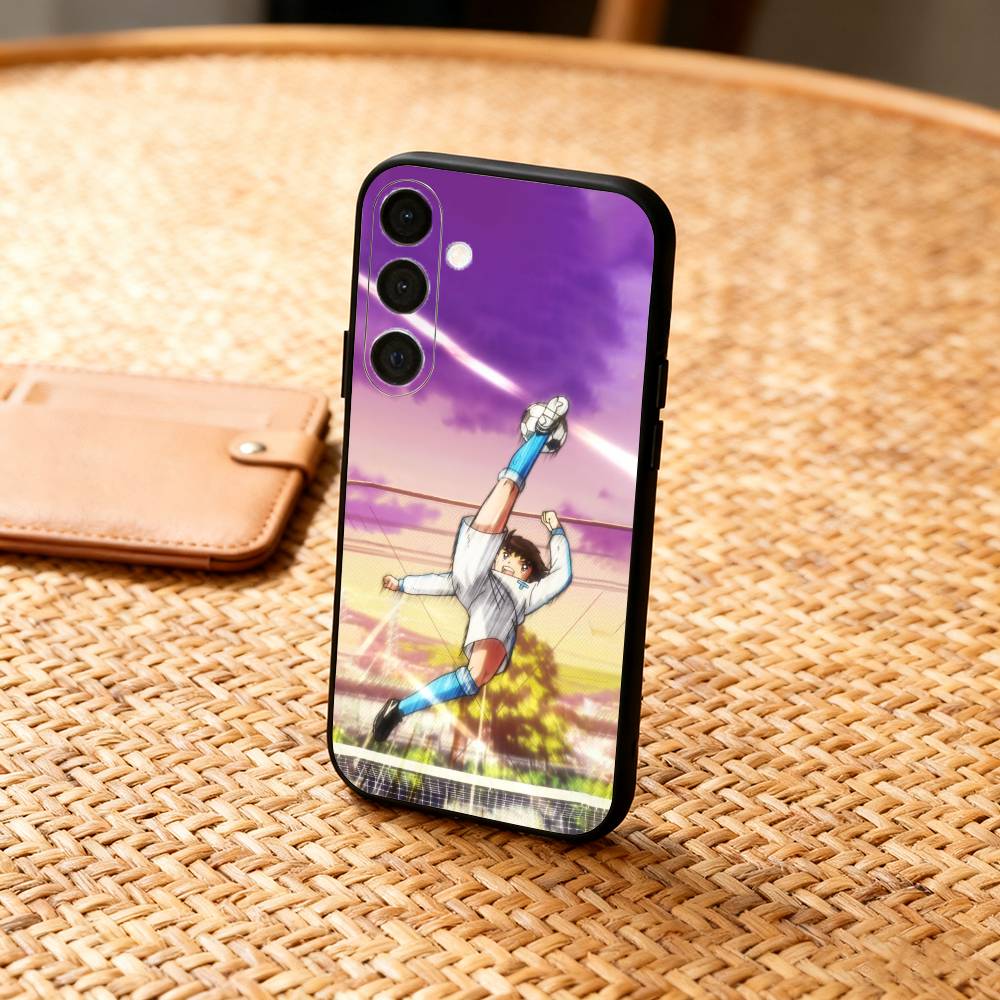 C-Comic C-Captain T-Tsubasas  Phone Case For Samsung  A73,72,71,53,52,51,22,91,80, Soft Black Cover