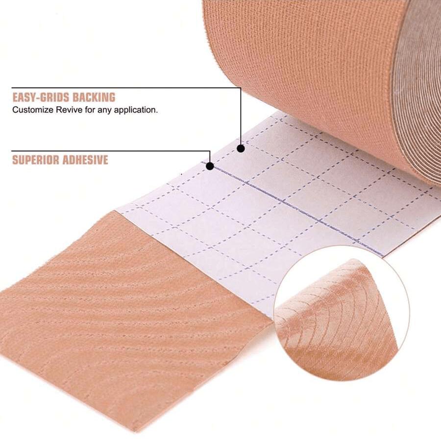 Two Apricot Push-Up Bra Straps, Plus Size Adhesive Bandeau, One-Time Elastic Fabric, Side Coverage Breast Lift Belt