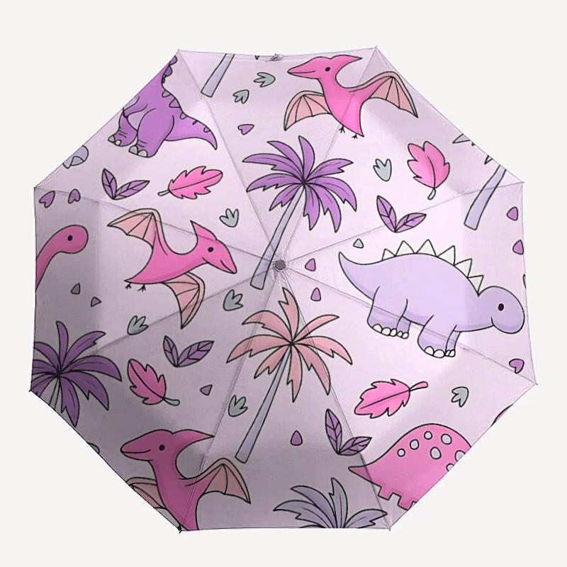 

1pc Dinosaur PatternAutomatic Open/close Umbrella, 8-Rib sturdy structure, Portable Travel Umbrella, Parties, Everyday Usec71