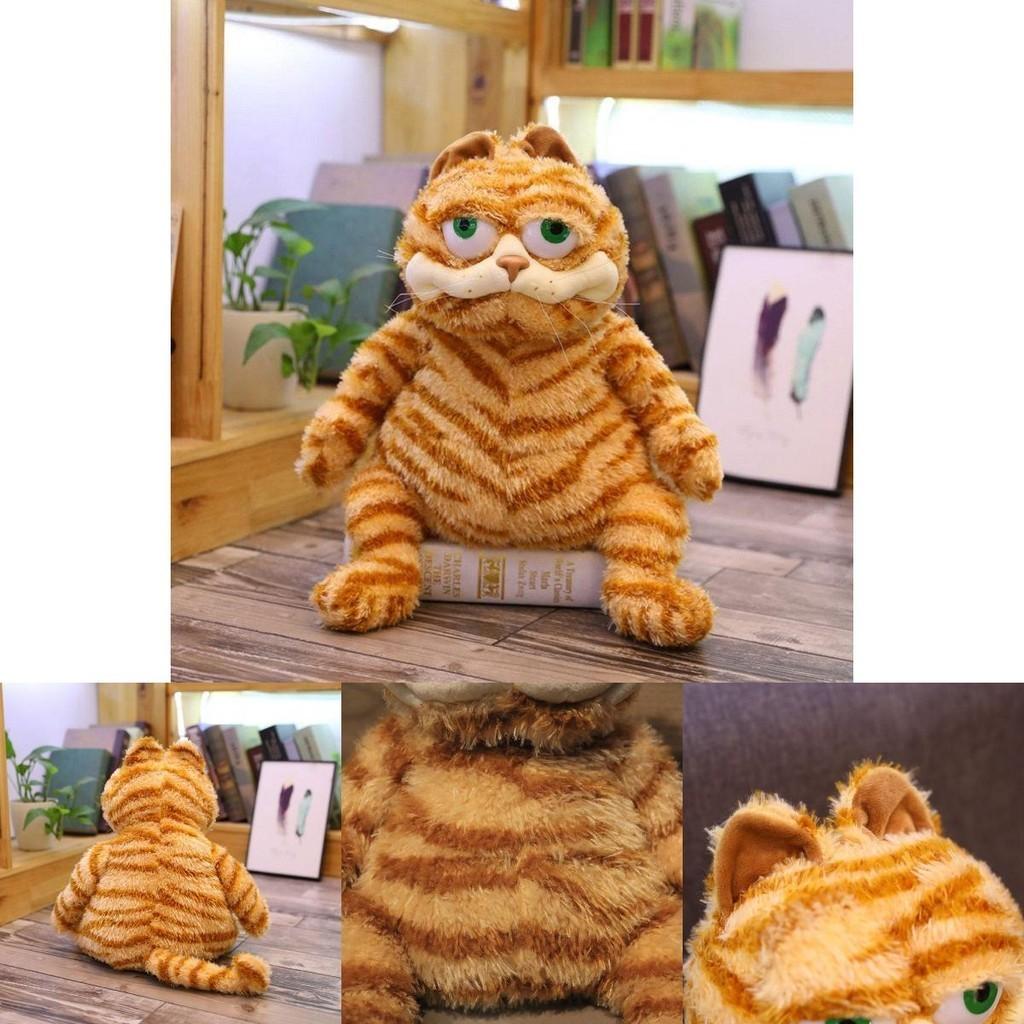 Kreskówkowa Pluszowa Zabawka Garfield Grumpy Kot Miękki Pluszak Poduszka Lalka 12-18 Cal**