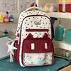 Schoolbag cute messenger bag women's new Japanese fresh, sweet and transparent pain bag students light class make-up bag