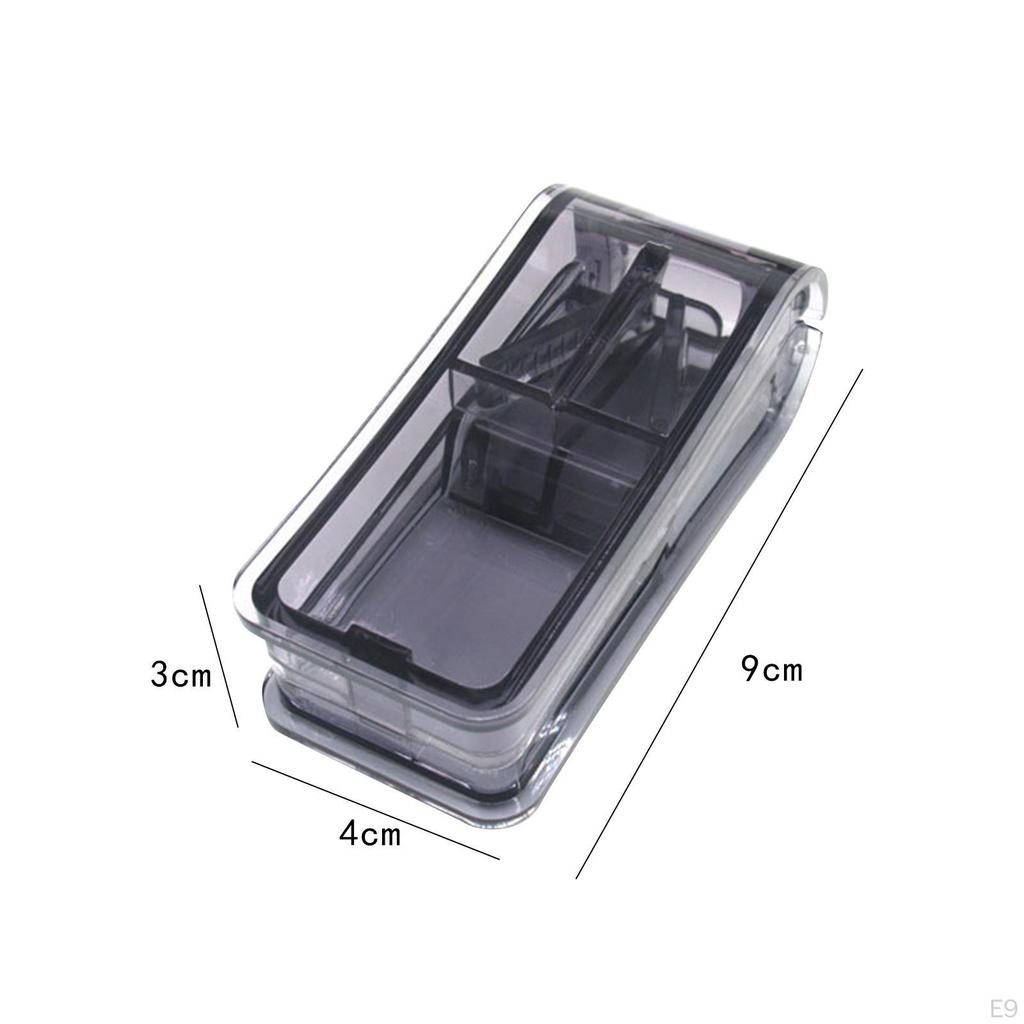 Pill Divider with Storage ,Compartment, Box Cutter Container for and