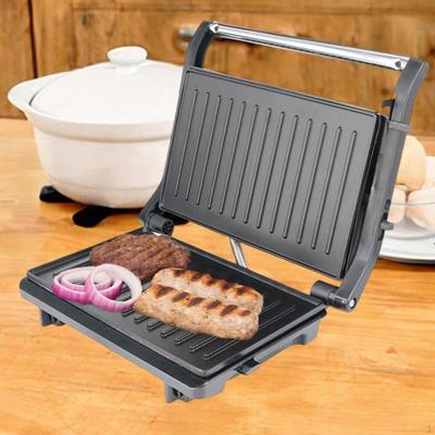 Elektrický lis na panini, kompaktní gril, 750W, sendvičovač na svačiny