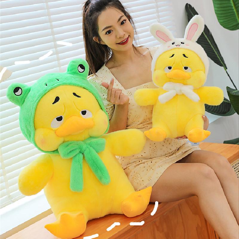 Adorable Plush Duck Stuffed Toy For Cuddling Soft Pillow And Sleep Companion Gift