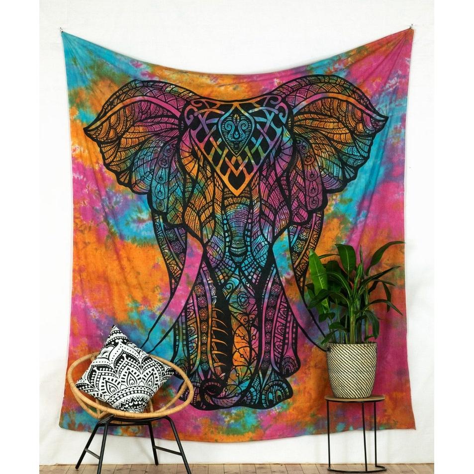 India tapestry 75x100 чёрный