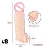 14/16/20CM Realistic Penis Sleeve Extender Dildo reutilizabil Prezervativ Întârzie ejaculare Mărirea Penis Jucării Sexuale pentru bărbați