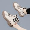 (Broken Size Does Not Make Up) Soft Leather Martin Boots Women's and Ankle Boots Spring and Summer High-top Shoes Thick-soled Breathable
