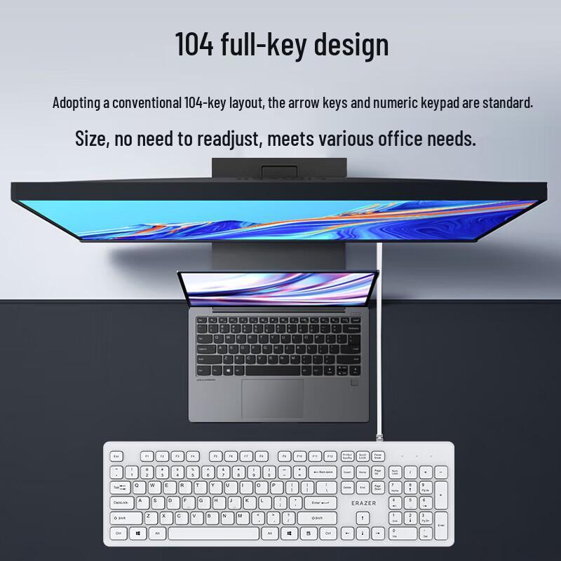 Lenovo K301 Wired 104-Key Keyboard