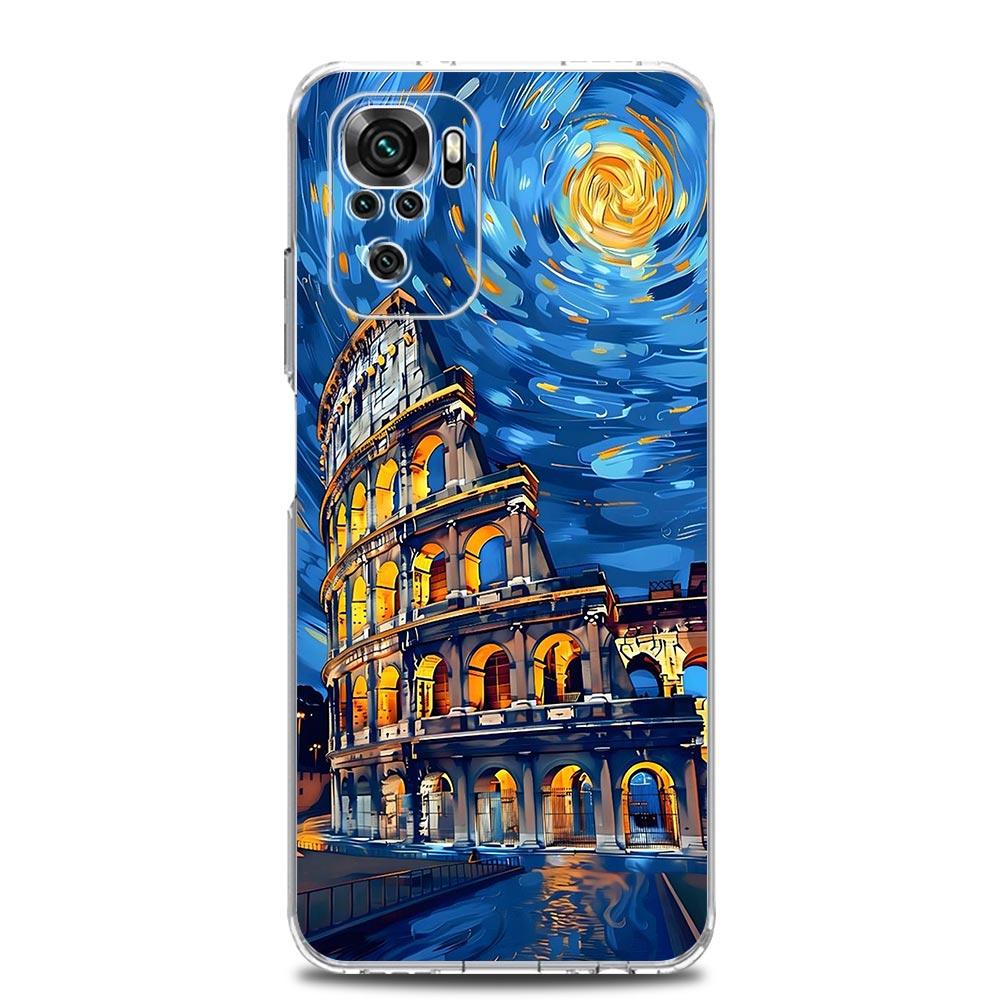 Landscape Art Soft TPU Phone Case For Xiaomi Redmi Note 15 14 13 12 4G 10 11 Pro Plus 5G 14C 13C 12C 10C 9A Clear Cover