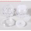 Empty Sifter Jars with Mesh, Loose Powder Container, Clear Cap, DIY Cosmetic Refillable Bottles, 2/5 Pcs