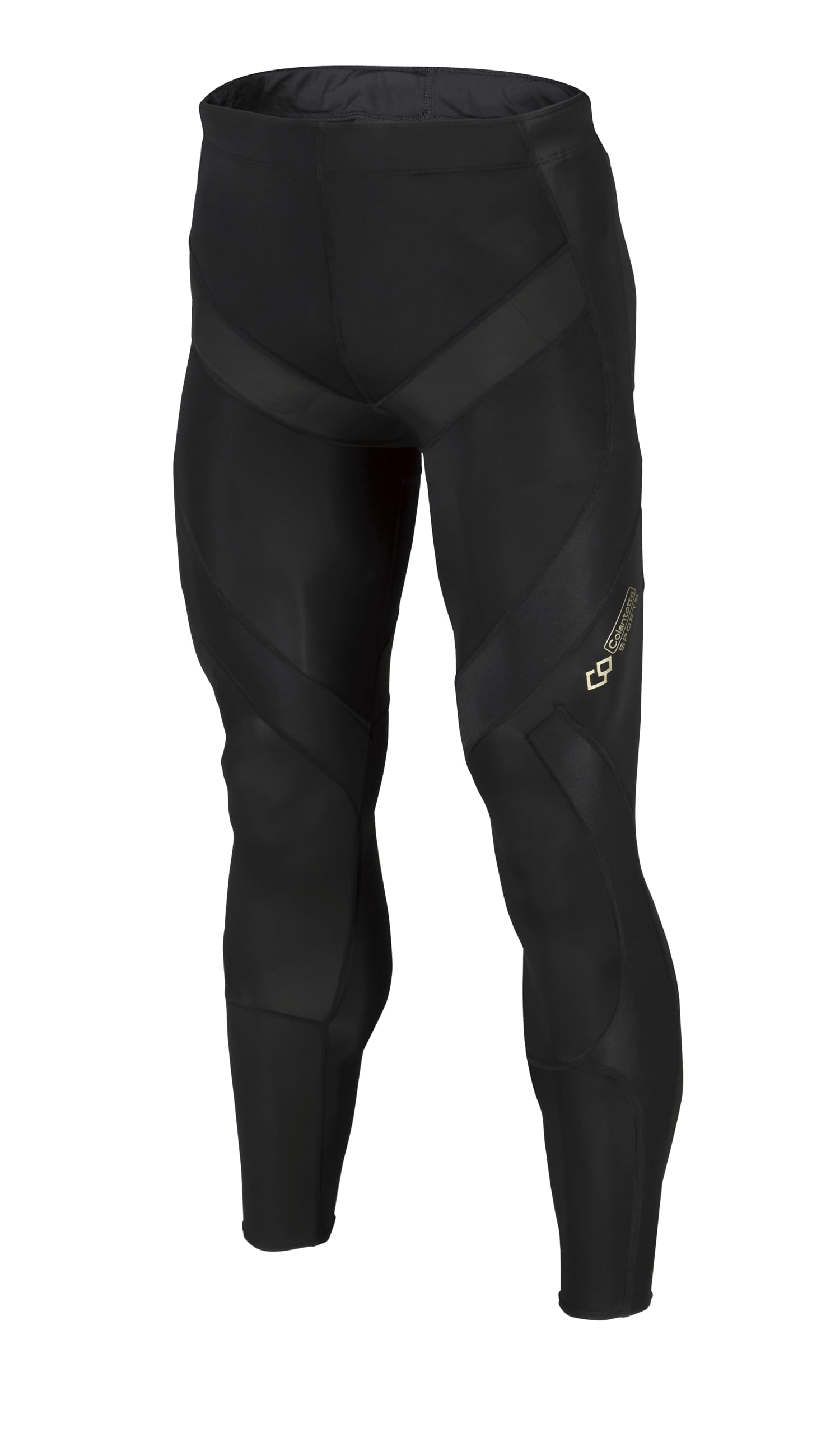 

[Colantotte] SPORTS PRO Wear Длинные тайтсы Черный x Золотой M