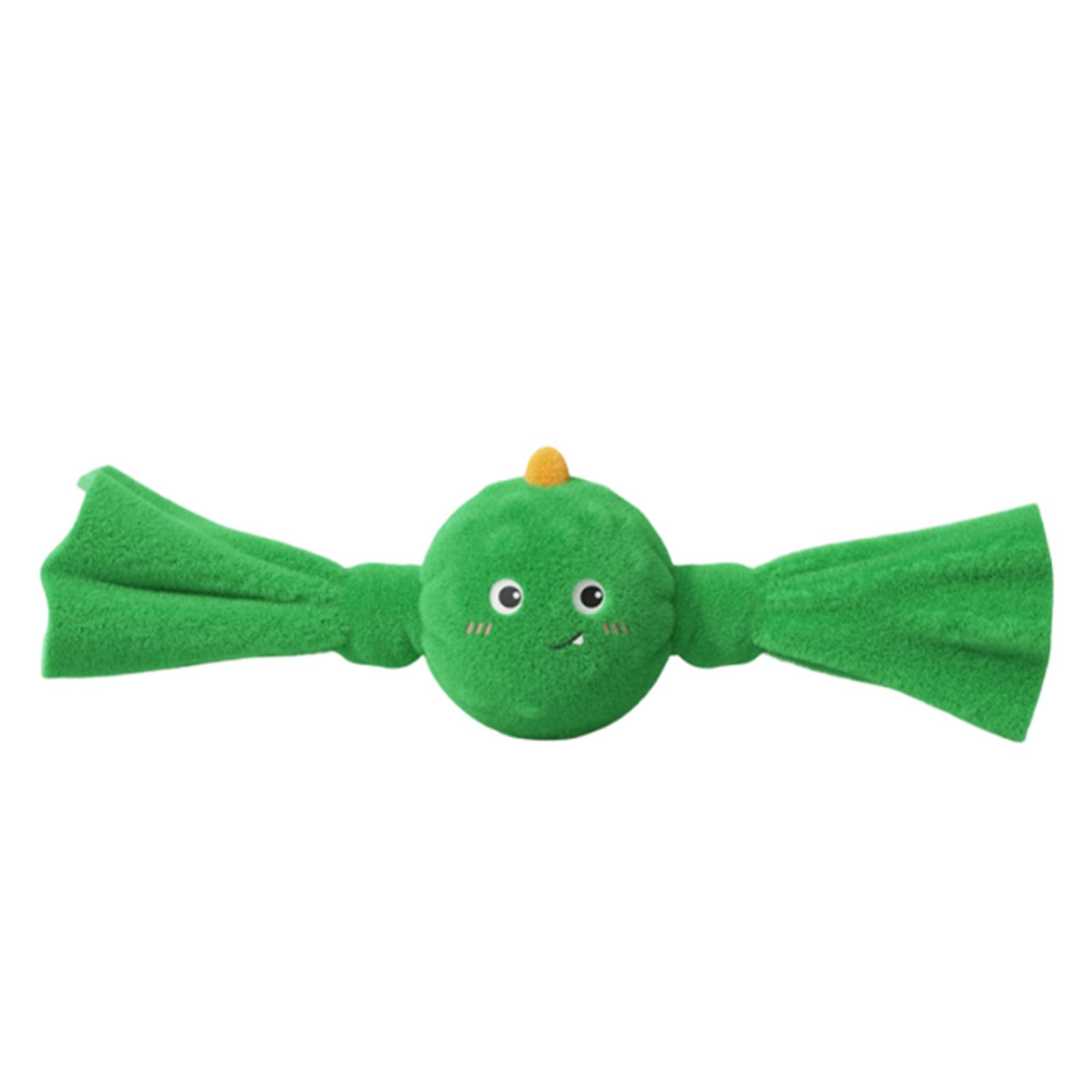 

Plush Pet Toy , Built-In Tpr Spikes, Squeaky Dog Toys For Chewing And Self-Entertainment, Suitable For Small To Medium-Sized Pet. One Size зелений