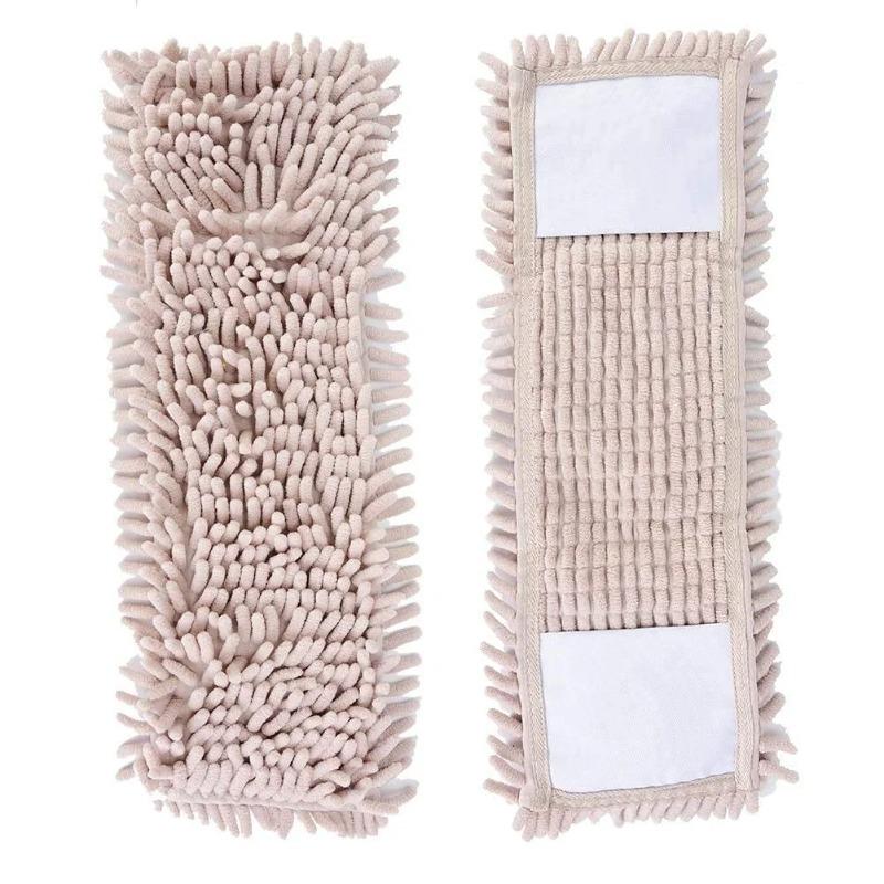 40X10CM Rectangle Home Cleaning Pad Chenille Household Dust Mop Head Replacement Easy Replace Dust Mops