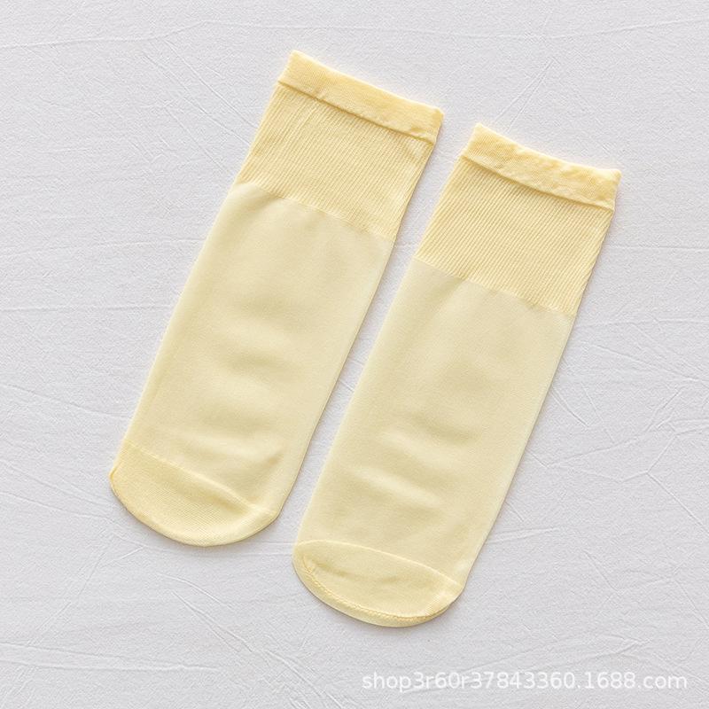 summer kids girls thin Hollow-out socks Polychromatic geometry ventilation baby child long socks Anti-pilling fashion stockings