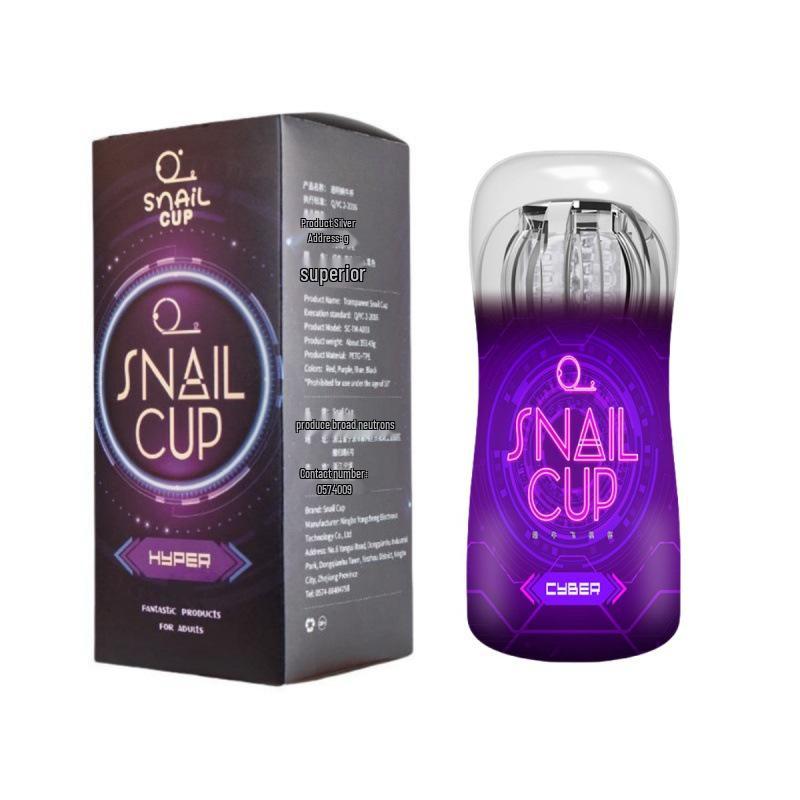 Schnecken-Masturbationsbecher: Erotisches Gerät für Männer & Penis-Trainer Erwachsenenspielzeug
