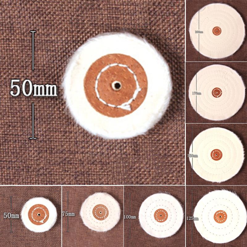 Professional Cloth Buffing Polishing Wheel for Metal Wood Glass White Color