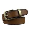 2.8Cm Wide Retro Fashion Belt Women'S Leather Pin Buckle First Layer Cowhide Casual Jeans Belt Women'S