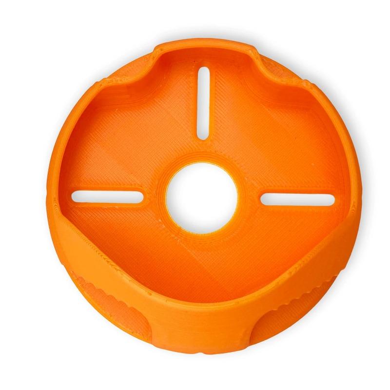 Orange Non-Slip Drill Dust Collector Efficient Debris Management Tool for Construction & Home, Easy-to-Clean Wall Dust Collector оранжевый