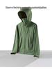 Ice Silk UPF50+ Quick-Dry Hooded Sun Protection Jacket for Men & Women - Lightweight, Breathable Summer Outdoor Cycling Wear