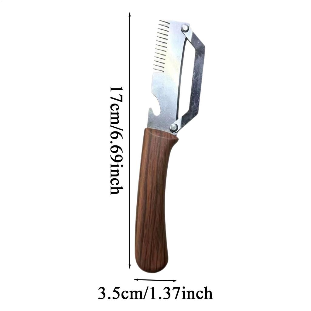 Kitchen Peeler Stainless Steel Scallion Slicer Fruit Vegetable Peeling Tool with Bottle Opener Cucumber Potato Peeler Knife
