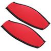 2pcs Diving Slap Mirror Strap Cover Underwater Dive Snorkeling Snorkel Cover Hair ProtectorRed