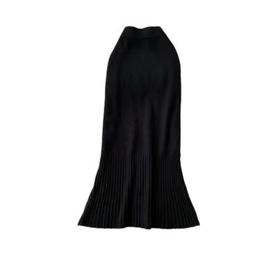 Knit Pleated Mermaid Solid High Loose Casual Cute for Winter [CCGGOWMM] Women's Skirt, Midi-Length Skirt, Long, Color, A-Line, Flared, Fluffy,