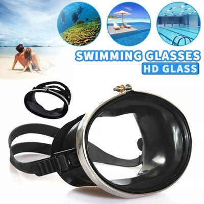 HD Taucherbrille Gehärtete Brille Schwimmbrille Freitaucher Tauchmasken Unterwasser