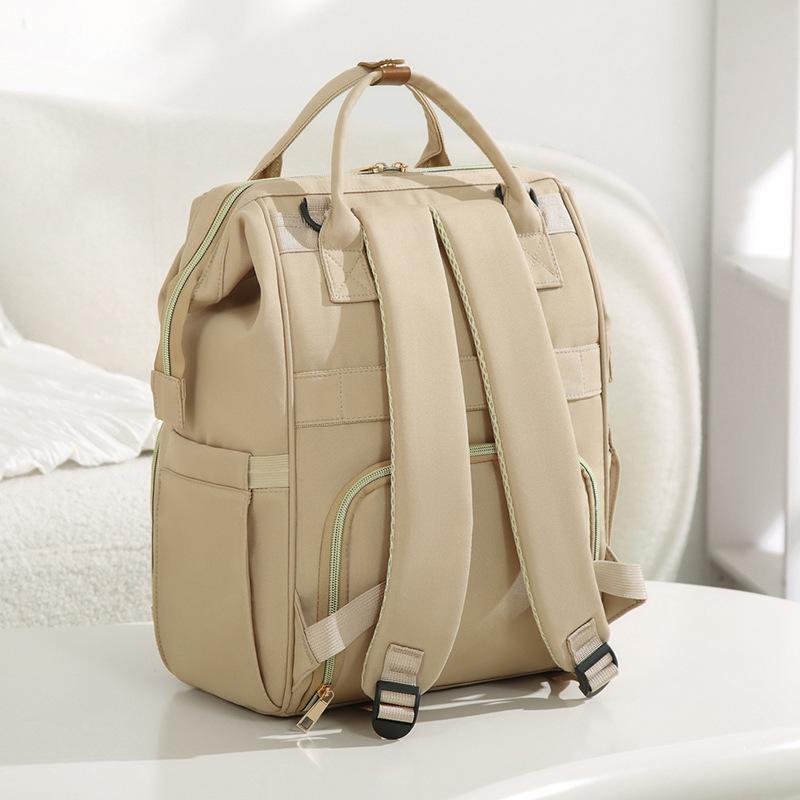 Top and Bottom Layered Design, Lightweight Portable Backpack for Moms To Go Out, Multi-functional Large Capacity Backpack for Moms and Babies