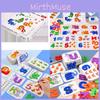 Wooden Alphabet And Number Matching Puzzle For Kids Educational Toy For Early Learning