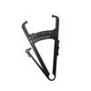 Black Plastic Handheld Body Fat Caliper  for Men / Women, Portable Body Fat Measuring Tape