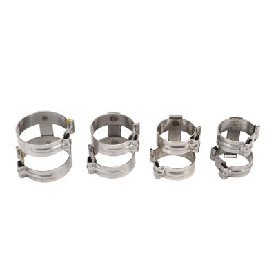 4 יחידות מהדקי צינור מיזוג אוויר נירוסטה טבעות מהדק צביטה לחיבור צינור AC עבור R134 G6 G8