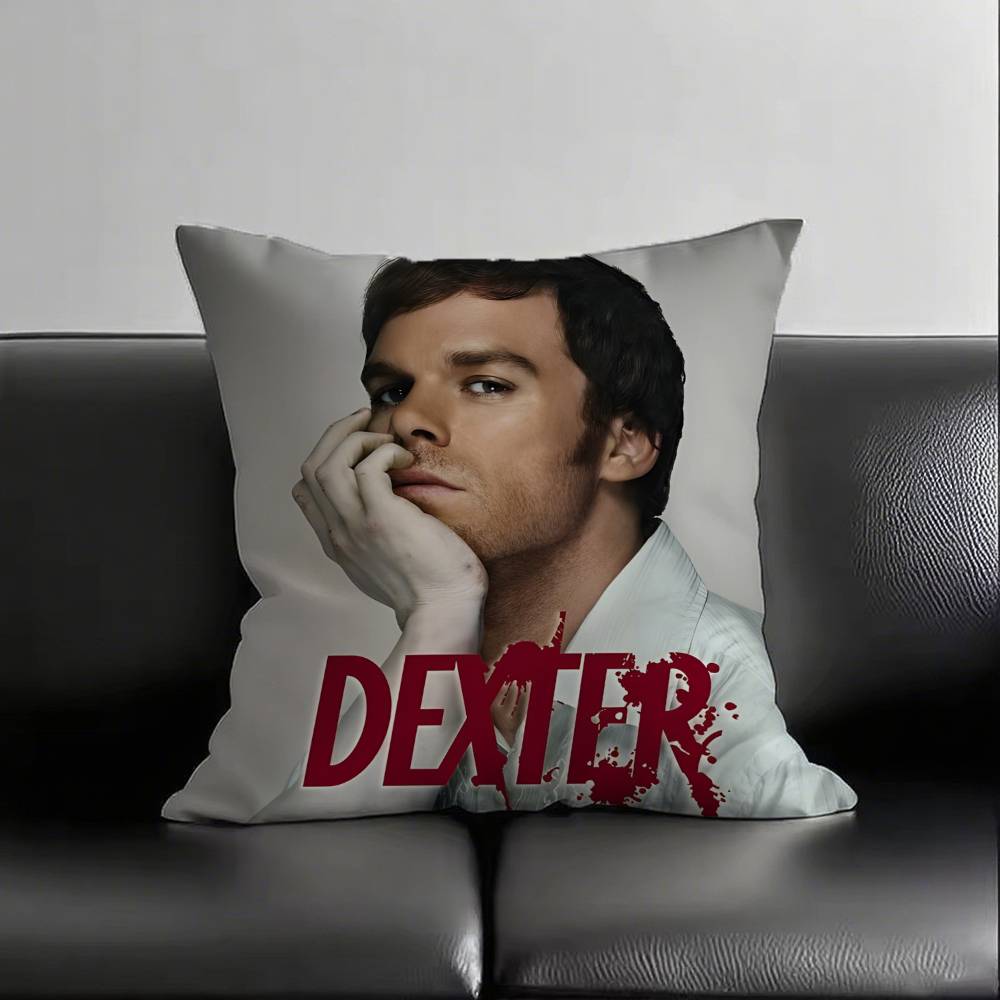 1pc Dexter TV Series Pillow Case Fashion Square Pillowcase Bedroom Sofa Room Ins Decoration Leisure