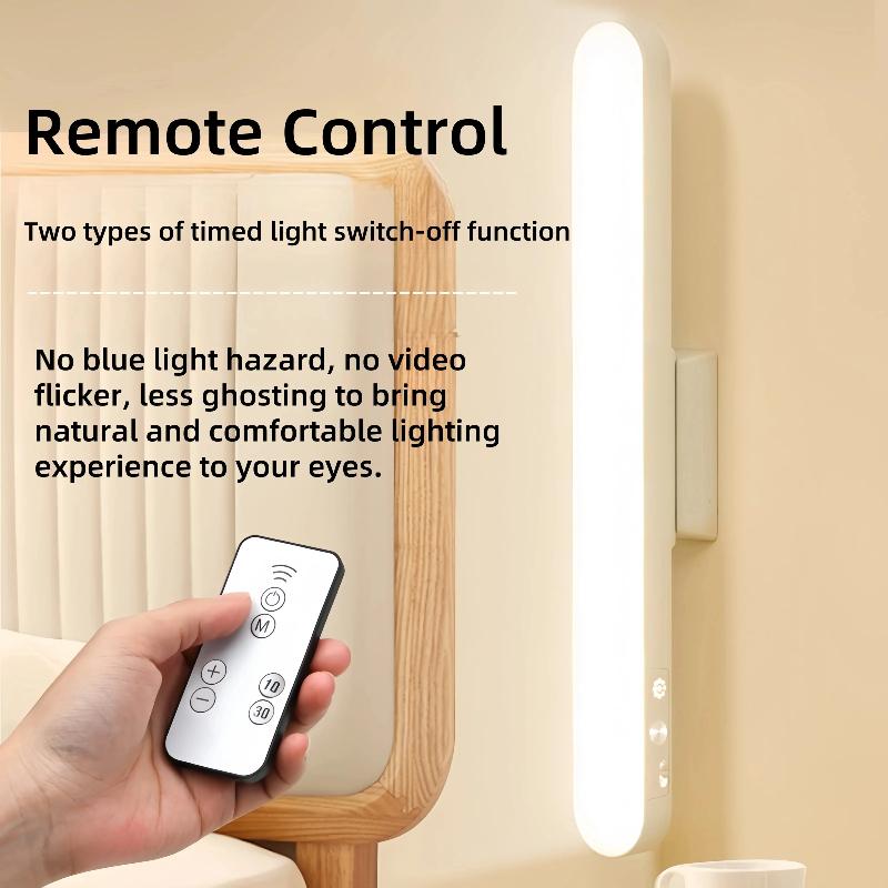 Desk Light Bar 3000K To 6000K Adjustable Color Temperature Under Desk Lights LED Bright Rechargeable Magnetic Light Bar for Reading,Bedroom,Dorm,Shelf