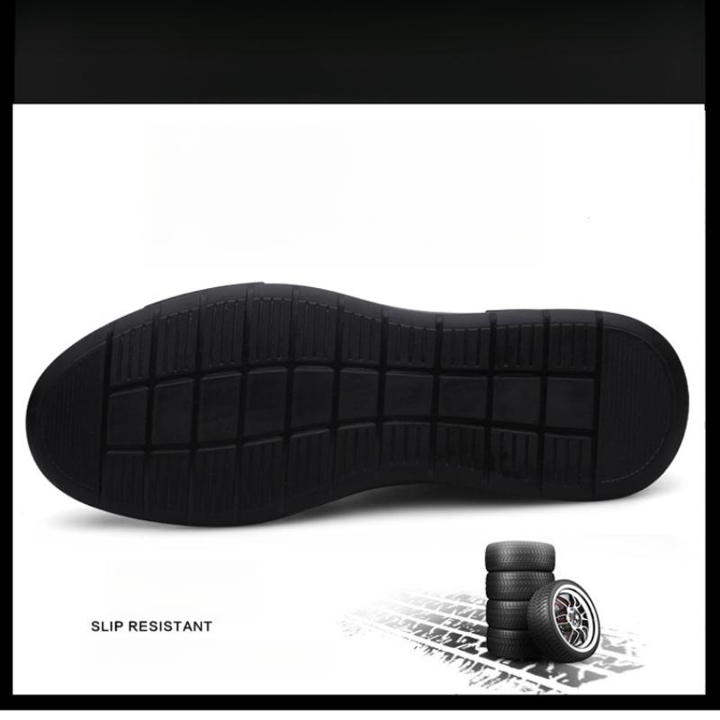 Fashion Men's Leather Business Shoes Men's Comfortable Loafers Handmade Men Casual Shoes New All-match Flats for Men
