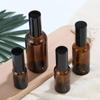 Brown Light-Blocking Glass Spray Bottle - Small, Tea-Colored Essential Oil and Serum Dispenser